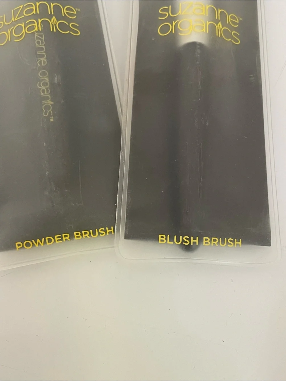 Suzanne Organics Yellow-Tipped Powder & Blush Brushes (Set of 2)